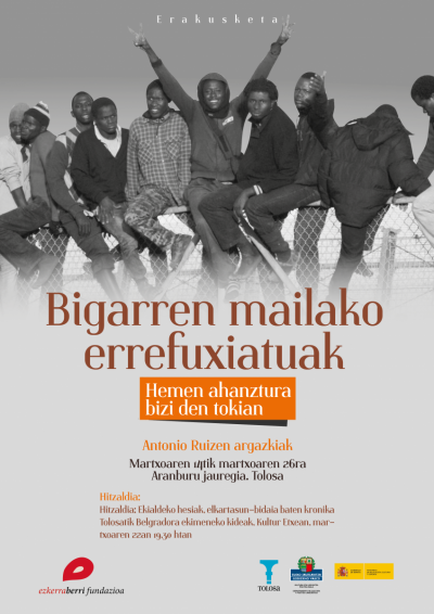 Refugiados de segunda: aquí donde habita el olvido. Exposición de fotos en Iruñea y Tolosa